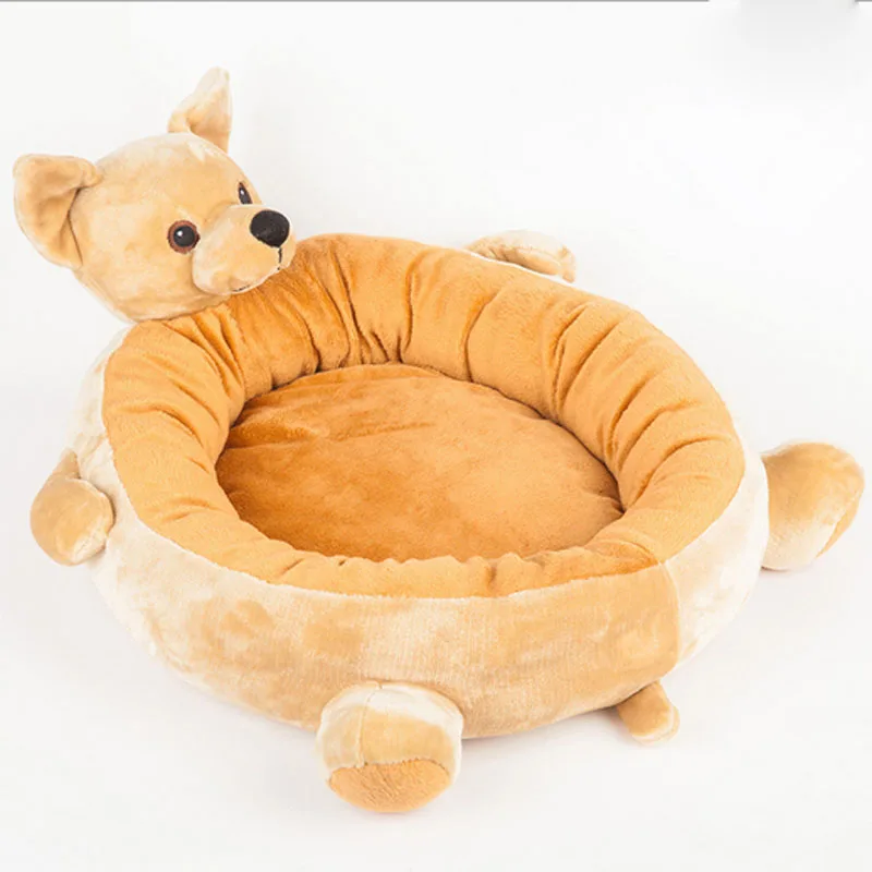 Мультяшная кровать для питомца животных собаки диван щенка плюшевый домик