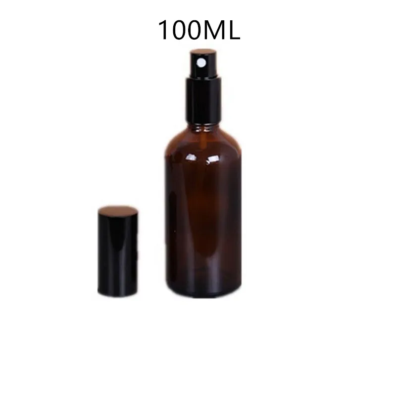 100ml 5 мл/10 мл/15 мл/20 мл/30 мл/50 мл/100 мл многоразовый пресс-насос стеклянная бутылка с распылителем масла жидкий контейнер духи распылитель путешествия 20 - Цвет: 100ml
