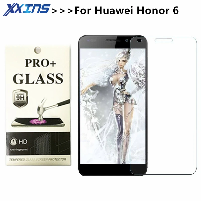 Закаленное стекло для Huawei honor 6 honor6 H60-L01 Защитная крышка экрана смартфон