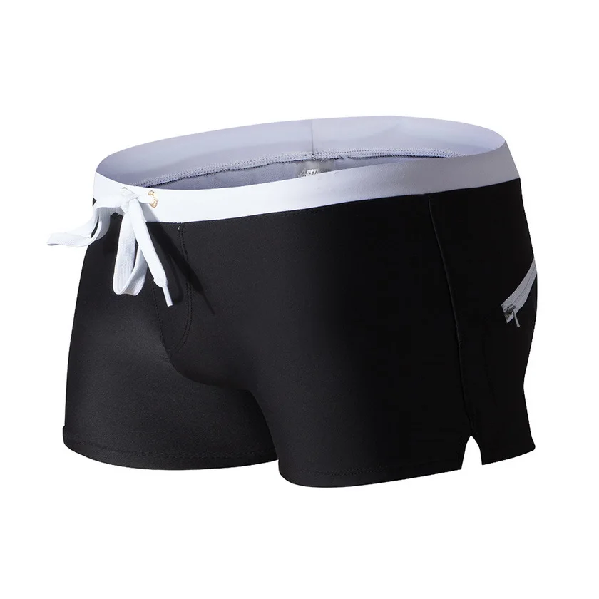 Brand Swimwear Men Breathable Trunks Boxer Briefs Beach Shorts Gay Mens Swim Suits Sunga Maillot De Bain | Спорт и развлечения