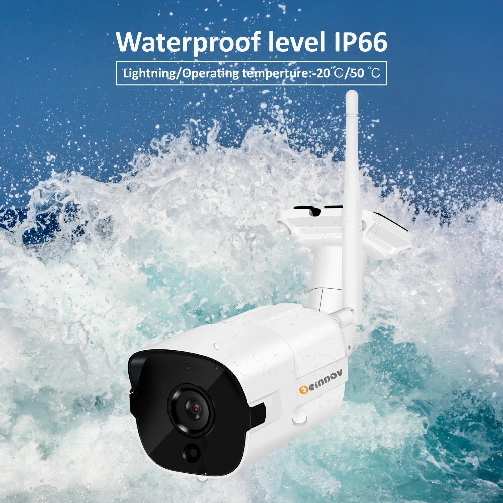 Einnov 1080P IP камера Wifi уличная камера наблюдения Беспроводная CCTV уличная камера безопасности для помещений P2P Onvif ночное видение HD