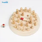 Деревянные игрушки Монтессори для детей, развивающие шахматы с памятью, Обучающие игрушки для дошкольного обучения, джугетты