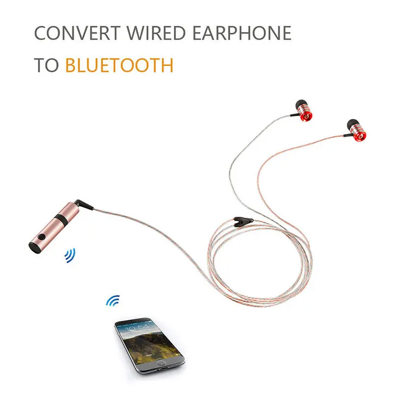 JINSERTA Bluetooth приемник 3,5 мм мини беспроводной автомобильный комплект громкой связи Bluetooth 4,1 AUX адаптер музыкальный приемник для динамика наушников
