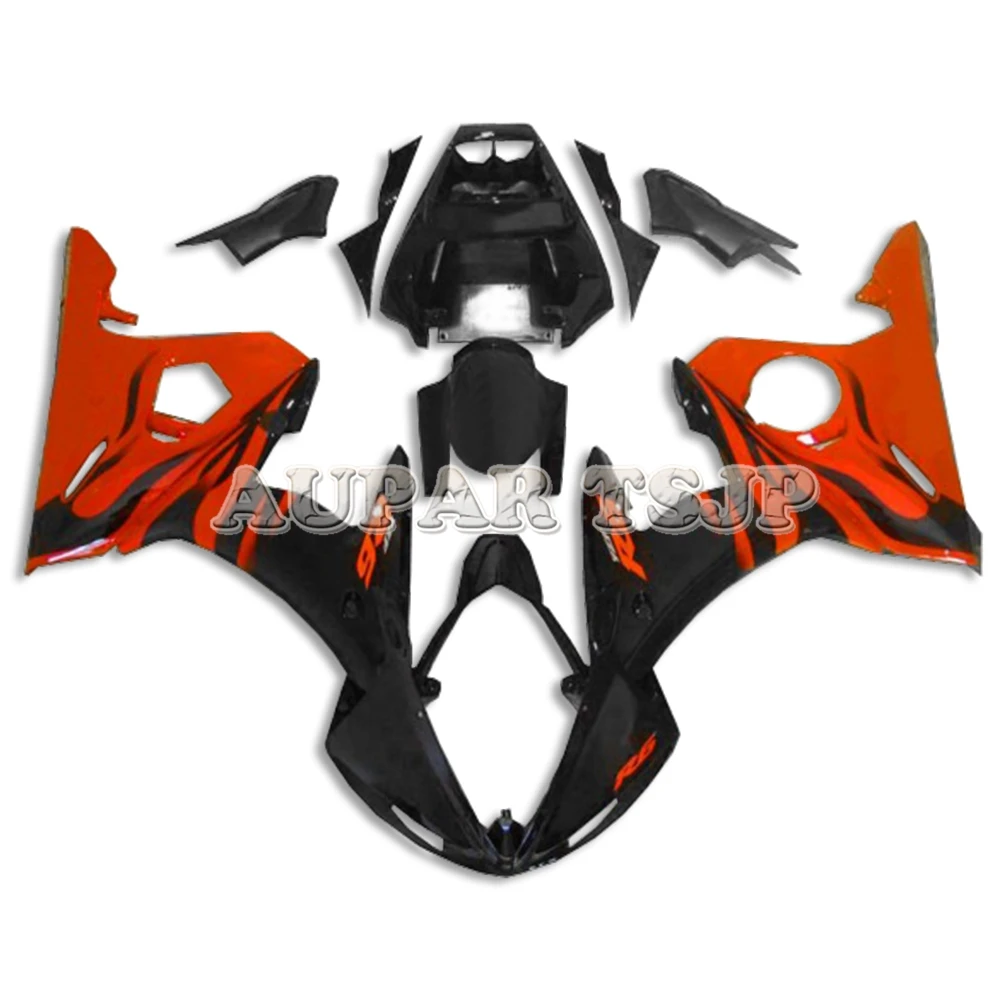 

Complete Matte Black Red Lowers Injection Molding Cowlings For Yamaha 2003 2004 2005 YZF-600 R6 03 04 05 Sportbike Body Frames