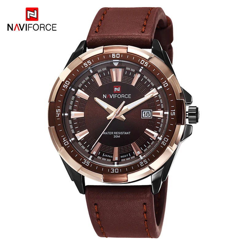 NAVIFORCE 2020 модные спортивные мужские часы Топ бренд класса люкс кварцевые