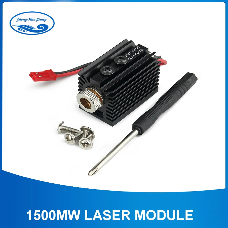 1000mw 1500mw DIY  Laser Module Engraver Accessory Blueviolet Light Laser Head laser Head for CNC Machine,Free Screwdriver