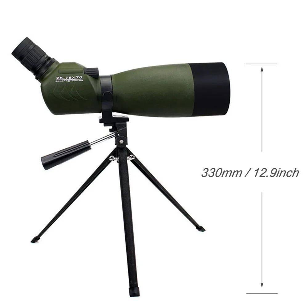 LAIDA 25 75x70mm Зрительная труба Монокуляр Zoom BAK4 45 градусов под углом для целевой
