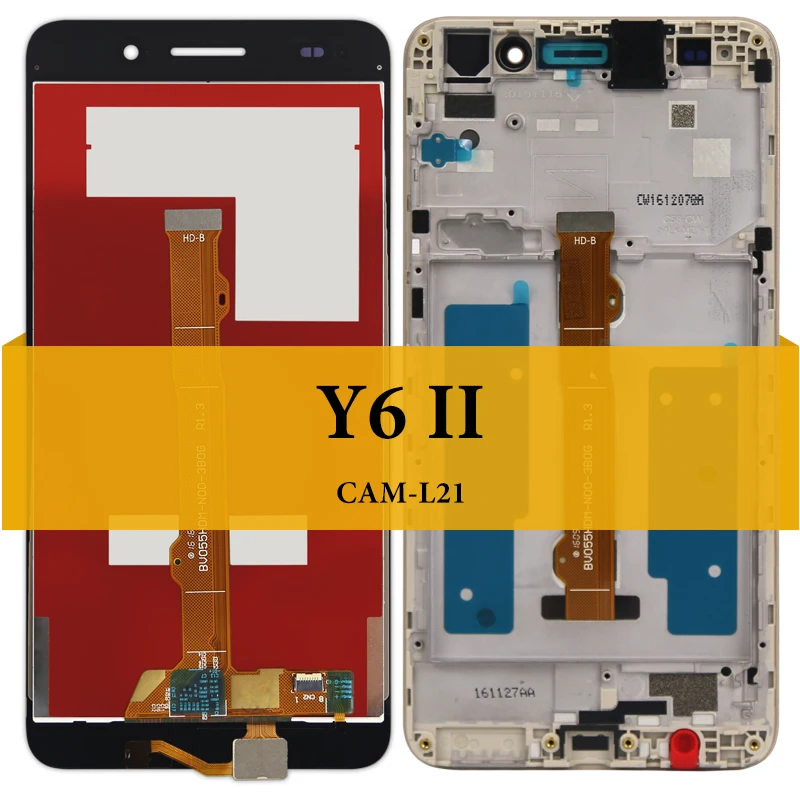 Для Huawei Y6 II 2 LYO L01 L21 ЖК дисплей без битых пикселей сенсорный экран с рамкой в сборе