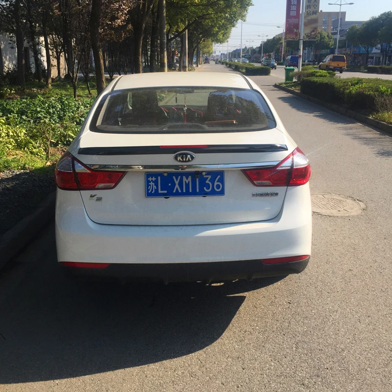 Спойлер для Kia Forte K3 высококачественный АБС-пластик праймер на заднее крыло