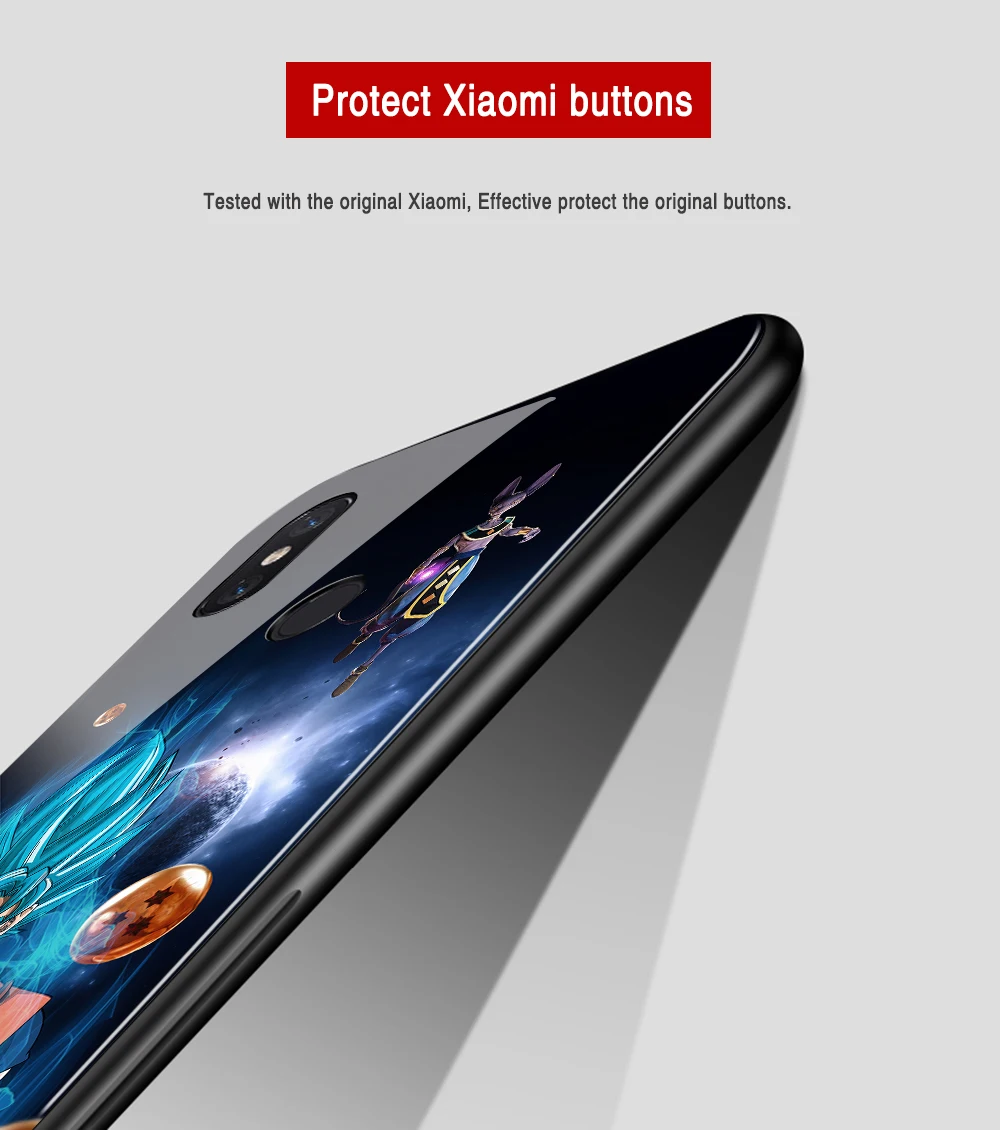 Чехол FinderCase для Xiaomi mi x 3, чехол из закаленного стекла с жесткой задней поверхностью Dragon Ball Z, чехол Гоку для Xiaomi mi 6 8 9 SE lite mi x 2 2 s 3 max 3