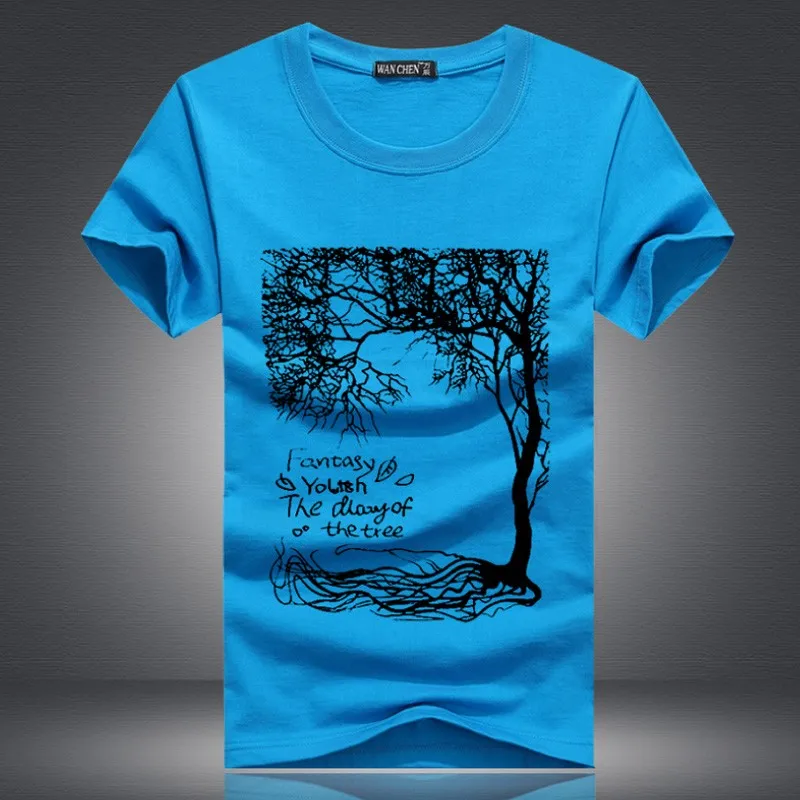 2018 Новая летняя брендовая одежда больших размеров для мальчиков Футболка с