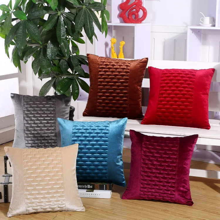 45*45 см Супер Мягкий Твердые Наволочка Home Decor Чехлы Короткая Плюшевая Подушка Дело