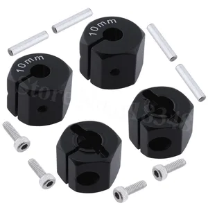 Адаптеры для 110 RC гусеничного автомобиля SCX10 Traxxas Trx4, алюминиевые, шестигранные, толщина 10 мм, 4 шт.