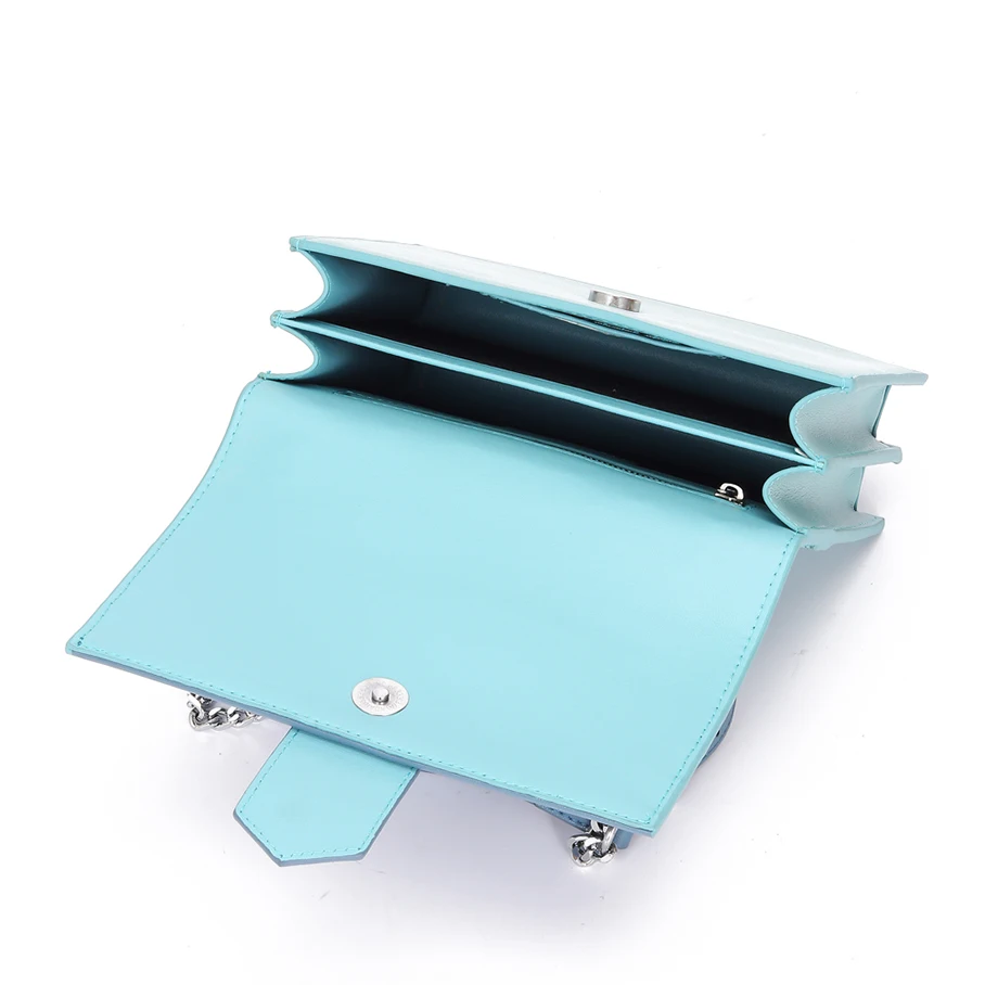 Женская сумка через плечо из мягкой натуральной кожи Vento Marea черная/розовая