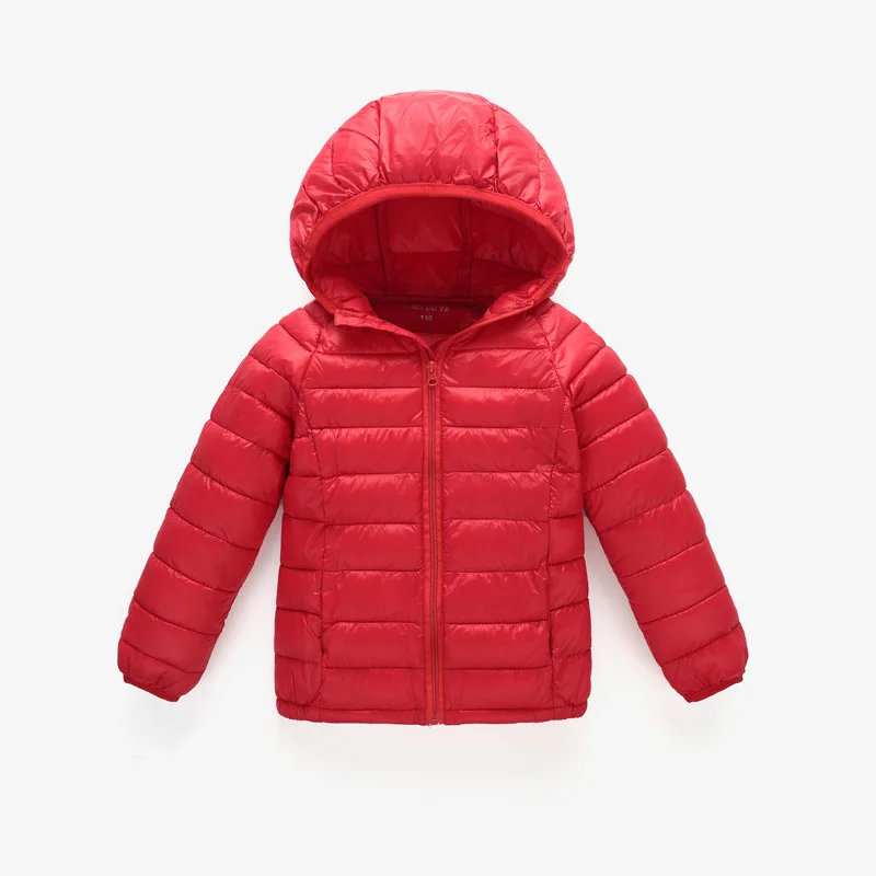 Ультра Легкая зимняя куртка пуховик Детская для Куртка девочки детские парки