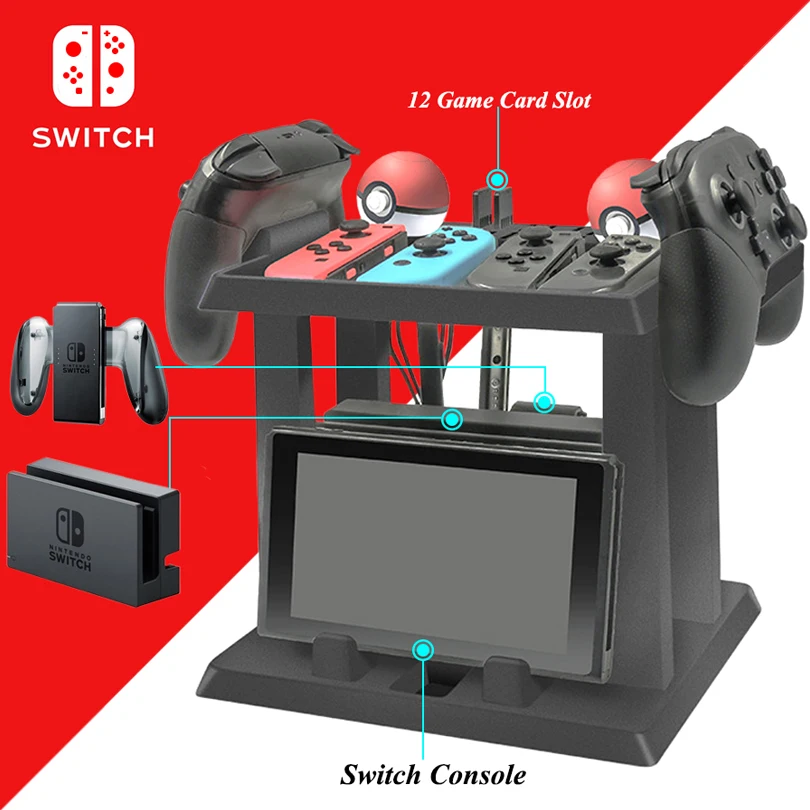 Аксессуары для Nintendo Switch аксессуары игровых дисков контроллеров и ТВ-док |