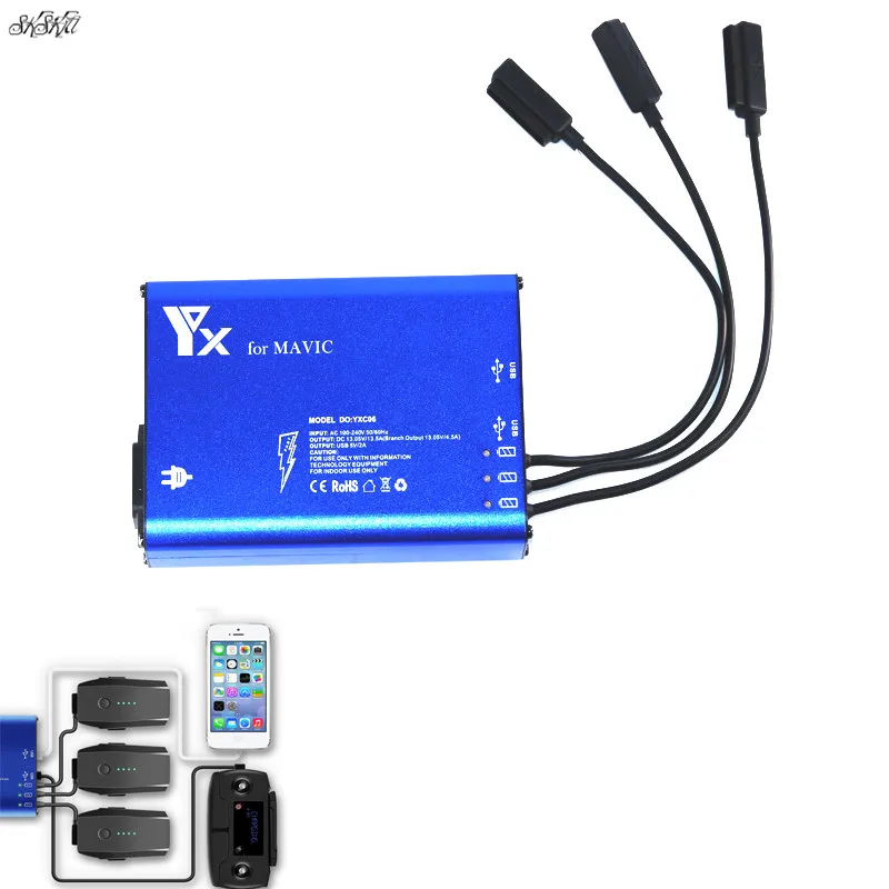 Зарядное устройство Mavic Pro и USB пульт дистанционного управления для зарядки