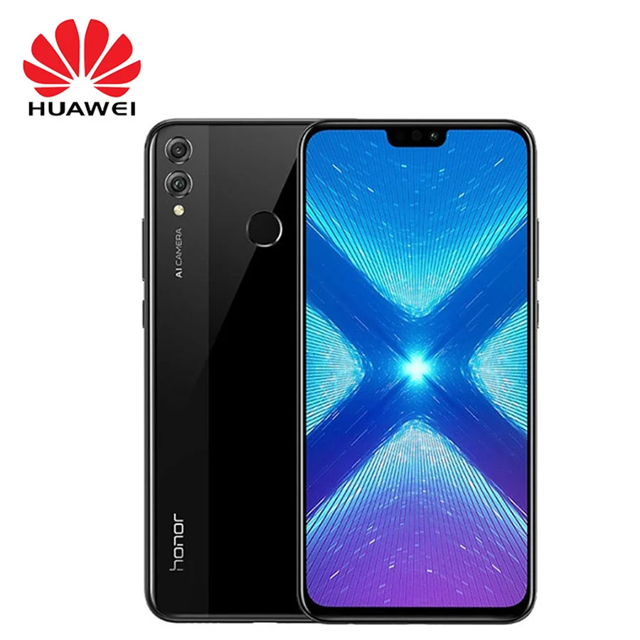 HUAWEI HONOR 8X глобальная прошивка AndroidPhone 4 аппарат не привязан к оператору сотовой