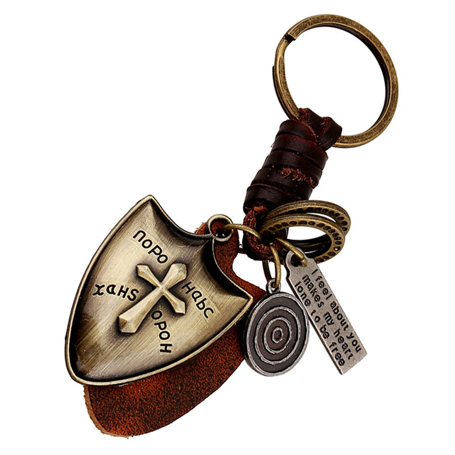 Бренд Charm Cross Bag брелок для ключей женщин и мужчин натуральная кожа автомобильный