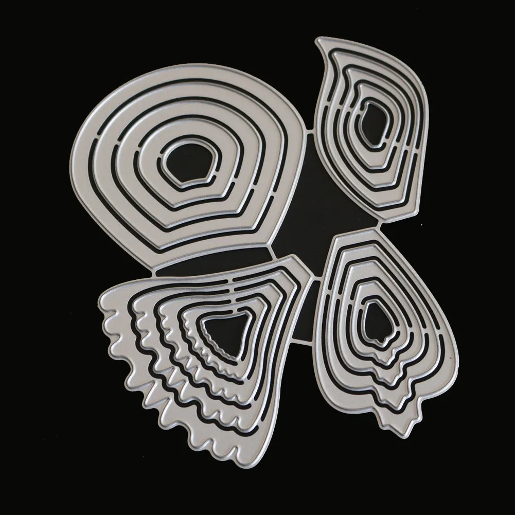Новые 3D цветы металлические штампы для скрапбукинга DIY Фотоальбом декоративный