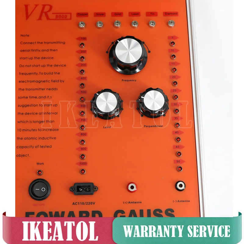 Супер чип ультразвуковые металлоискатели большого радиуса действия VR8000|metal