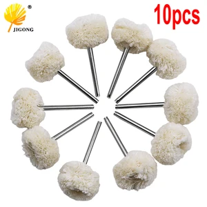 10 шт. набор кисточек для полировки колеса, набор кисточек Dremel, аксессуары для вращающихся инструментов