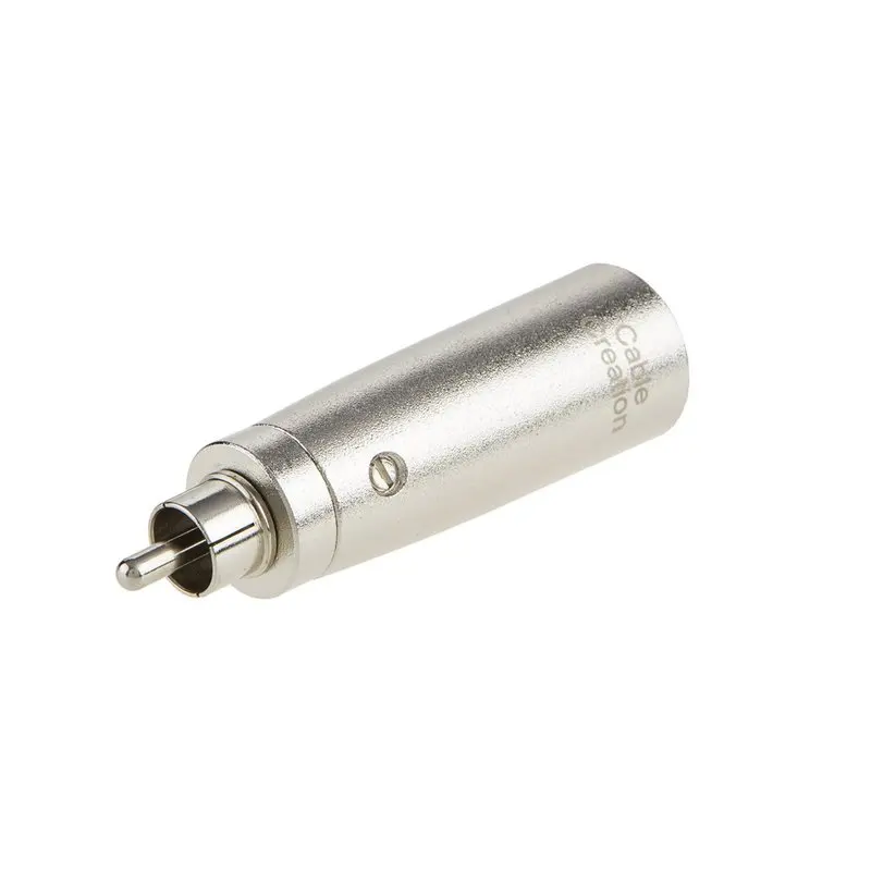 Адаптер Canon XLR папа-папа 3-контактный переходник из в RCA для микрофона Hi-Fi стерео
