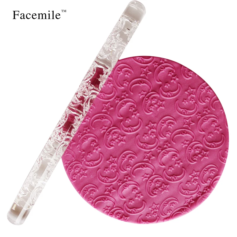 Скалка с Луной и звездами для украшения тортов из акрила|design knife|design reachdesigner hair pins |