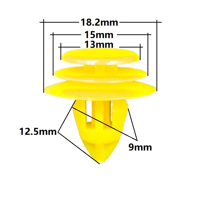 50 шт. фиксаторы зажимы KE LI MI 9 мм для внутренней панели Volvo BYD|moulding clips|clip retainercar retainer