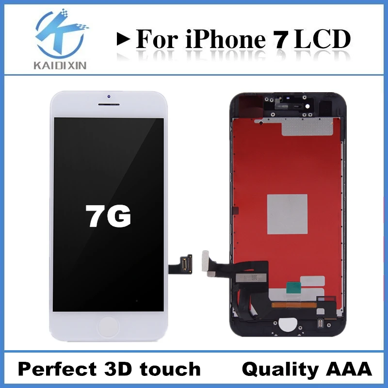 10 шт. 100% тест без битых пикселей AAA качество ЖК-дисплей для iPhone 7 ЖК-экран