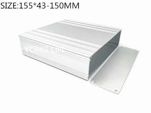 1 шт. Защитный корпус из алюминия Размер 155*43 150 мм|server case|aluminium case enclosurecase server |