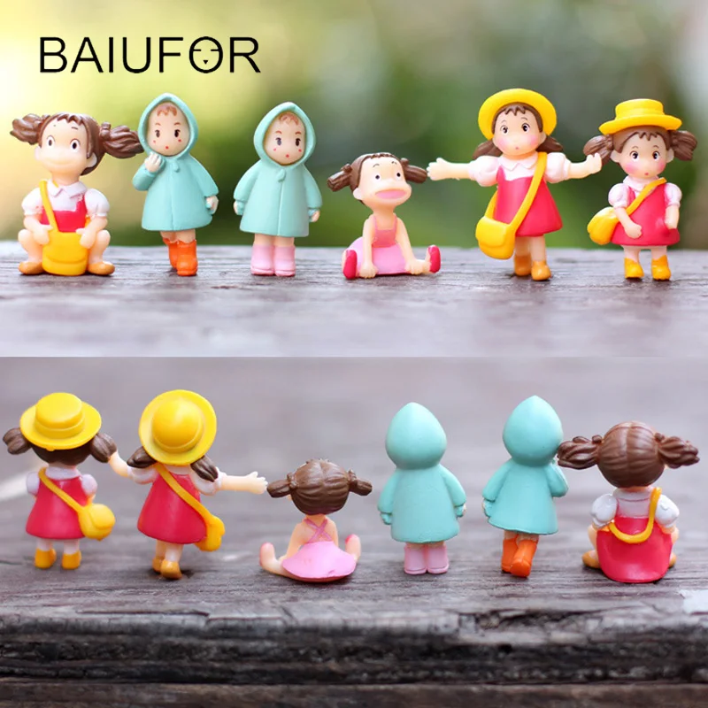 Мультяшная кукла Миядзаки аниме Мой сосед Тоторо май миниатюрные сказочные