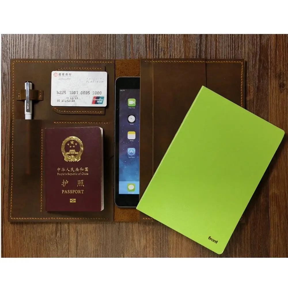 Кожаный чехол для ноутбука A5 Moleskine портфель из потертой кожи iPad mini Дорожный