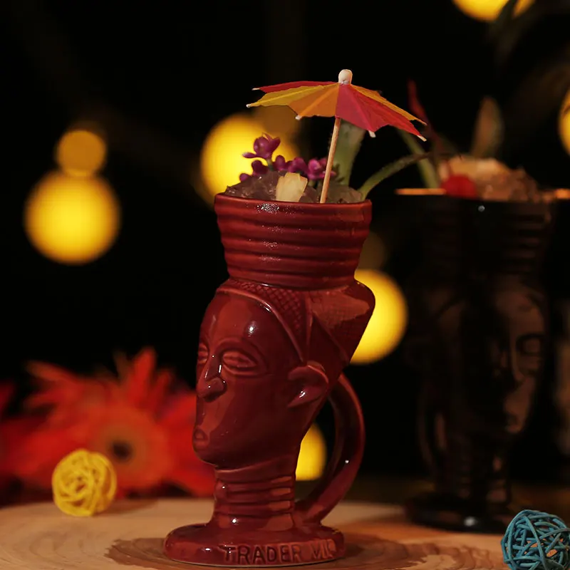 Статуя ведьмы Tiki кружка посуда кружки для коктейлей пивная чашка вина