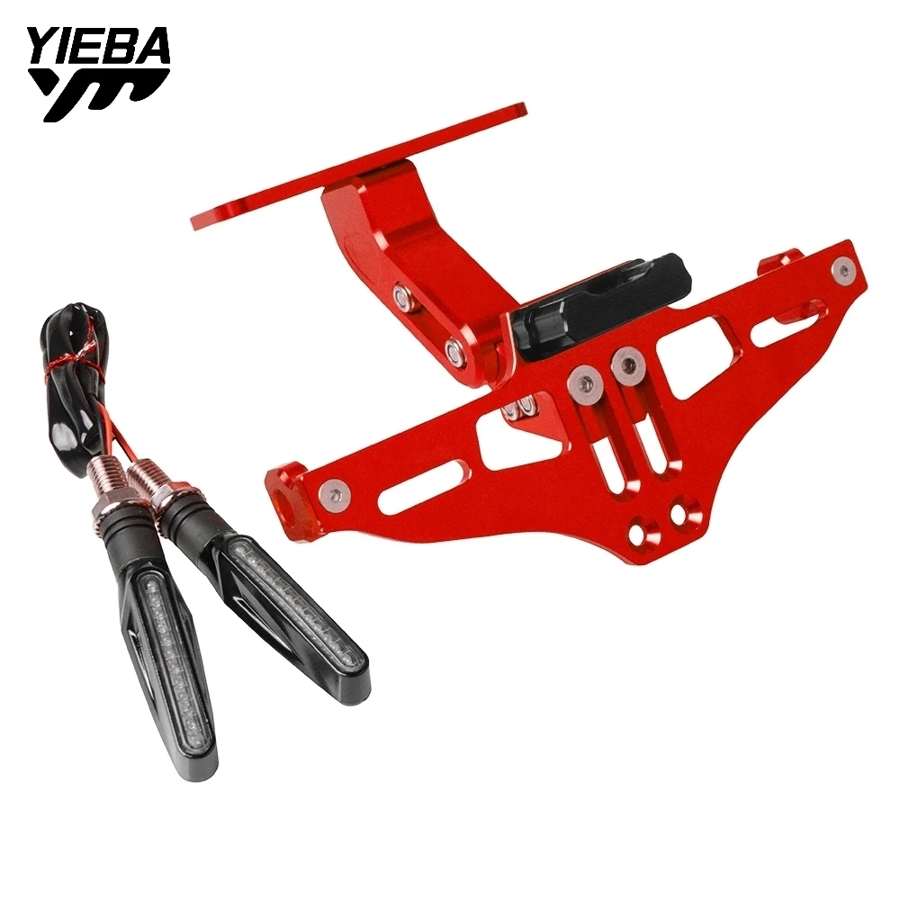Для KAWASAKI ZX6R ZX636R ZX6RR SUZUKI GS500E GS500F SV650 RC8 / R кронштейн для номерного знака мотоцикла