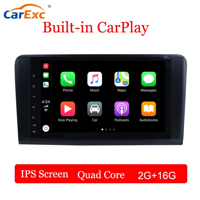 9 Inch Android 9.0 Car Radio Stereo System For Mercedes Benz GL ML Class W164 ML350 ML450 GL320 with Built-in Carplay GSP OBD2 | Автомобили