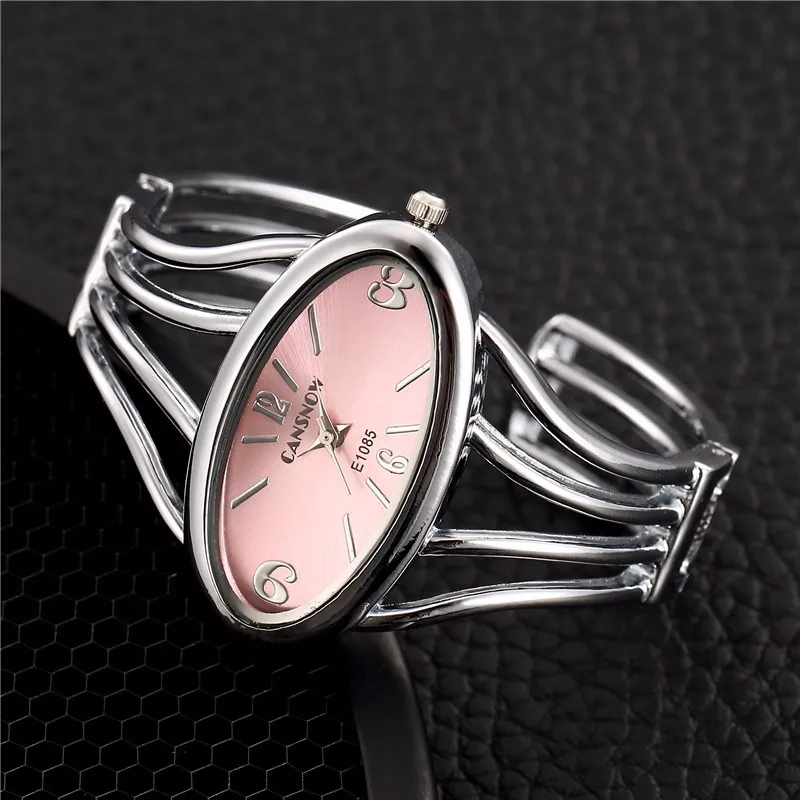 Elliptical Gemstone Watch New Lady's Belt Drop Shipping Fashion Digital Quartz Bracelet | Наручные часы