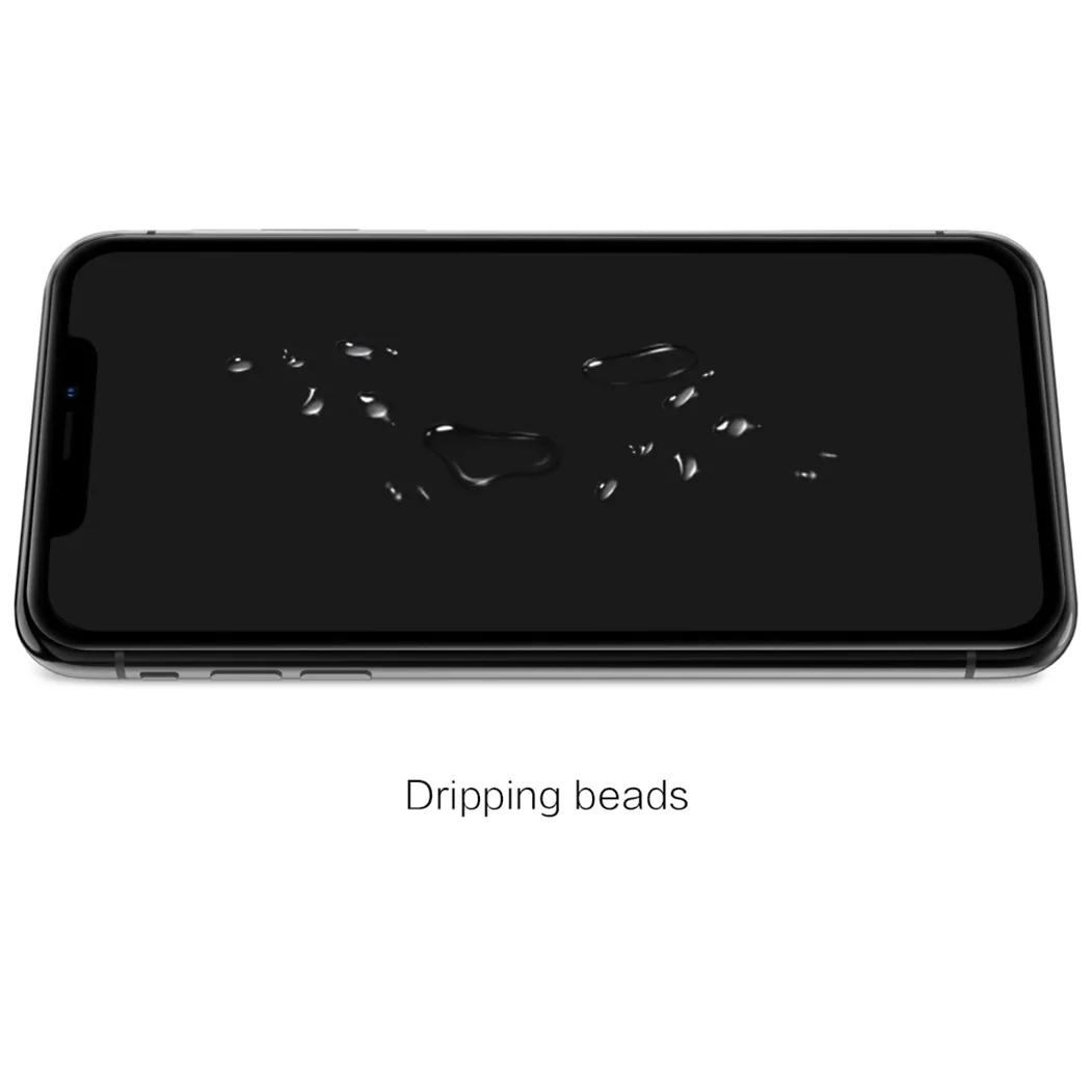 Для iPhone XR XS Max макс. закаленное стекло полное покрытие Nillkin 3D CP + Защитная пленка