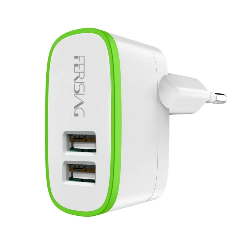 FERISING USB зарядное устройство 5 В 2.1A полностью быстрое зарядное устройство США ЕС зарядное устройство USB для путешествий настенный мобильный телефон настольное зарядное устройство для iPhone/samsung