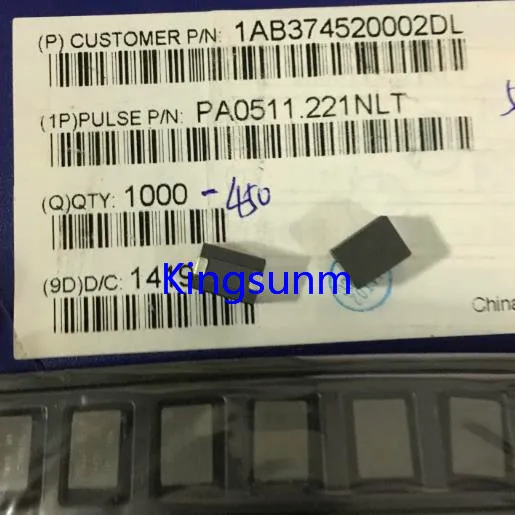 

Бесплатная доставка 10 шт. PA0511.221NLT [FIXED IND 220NH 25A 0,39 МОМ]