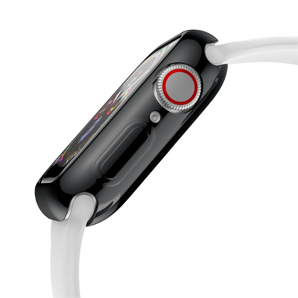 Защитный чехол бампер Xinsilu Ультратонкий из ТПУ с покрытием 44 мм 40 для Apple Watch серии