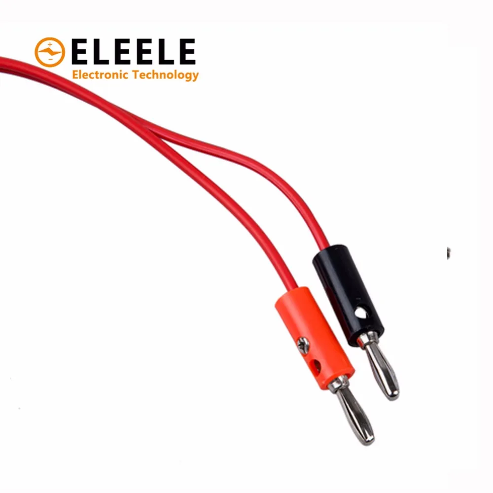 Оптовая продажа 1 шт. метр двойные красные и черные зажимы 2*0 5 квадратный кабель с