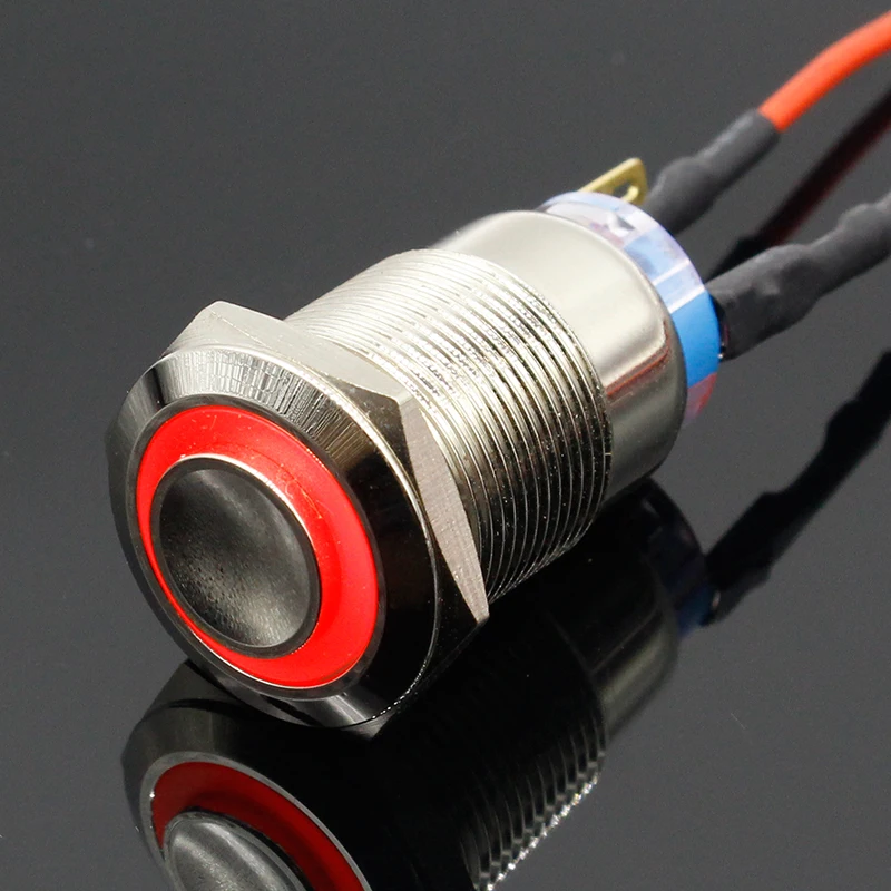 Водонепроницаемый металлический дверной звонок из нержавеющей стали 19 мм |