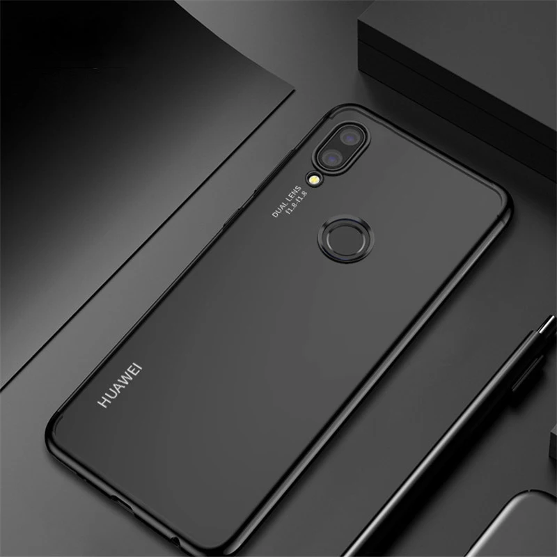 Coque Чехлы для Honor 10 Lite чехол на мягкий силиконовый TPU прозрачный модный