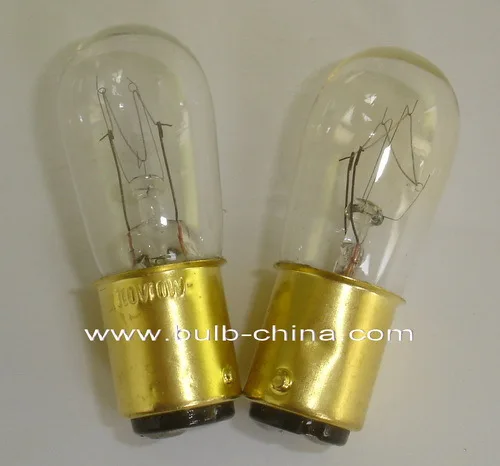 

Miniature bulb ba15d t19x49 110v 10w a038