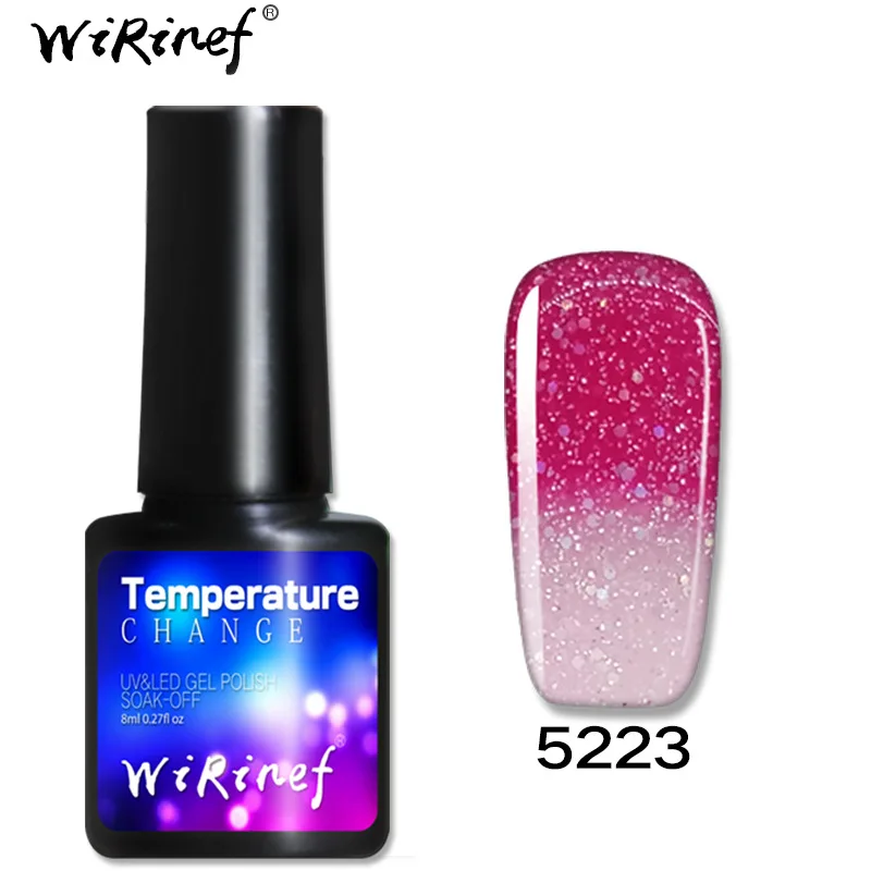 5223 1 шт., градиентный цвет, 8 мл, лак для ногтей, модный,, 28 цветов, улитка, лак для ногтей, УФ светодиодный, Гель-лак, полулак - Цвет: 5223