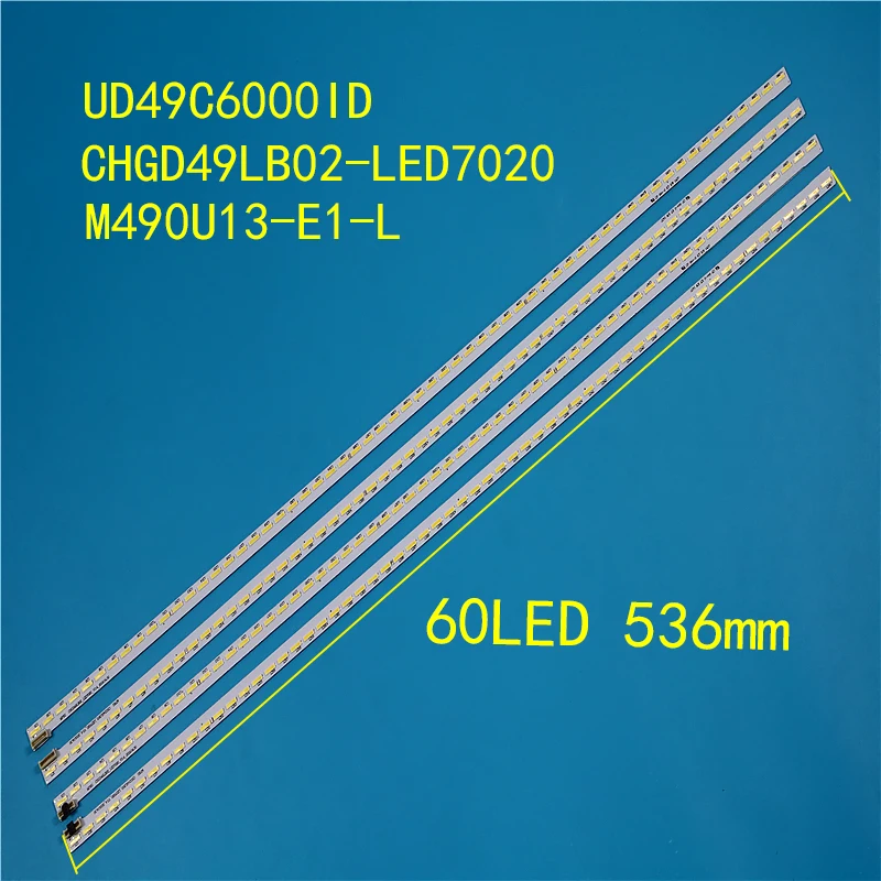 100% новый для changhong 49 &quotТВ подсветка бар подходит UD49C6000ID экран: m490u13-e1-l60 лампа 536 мм
