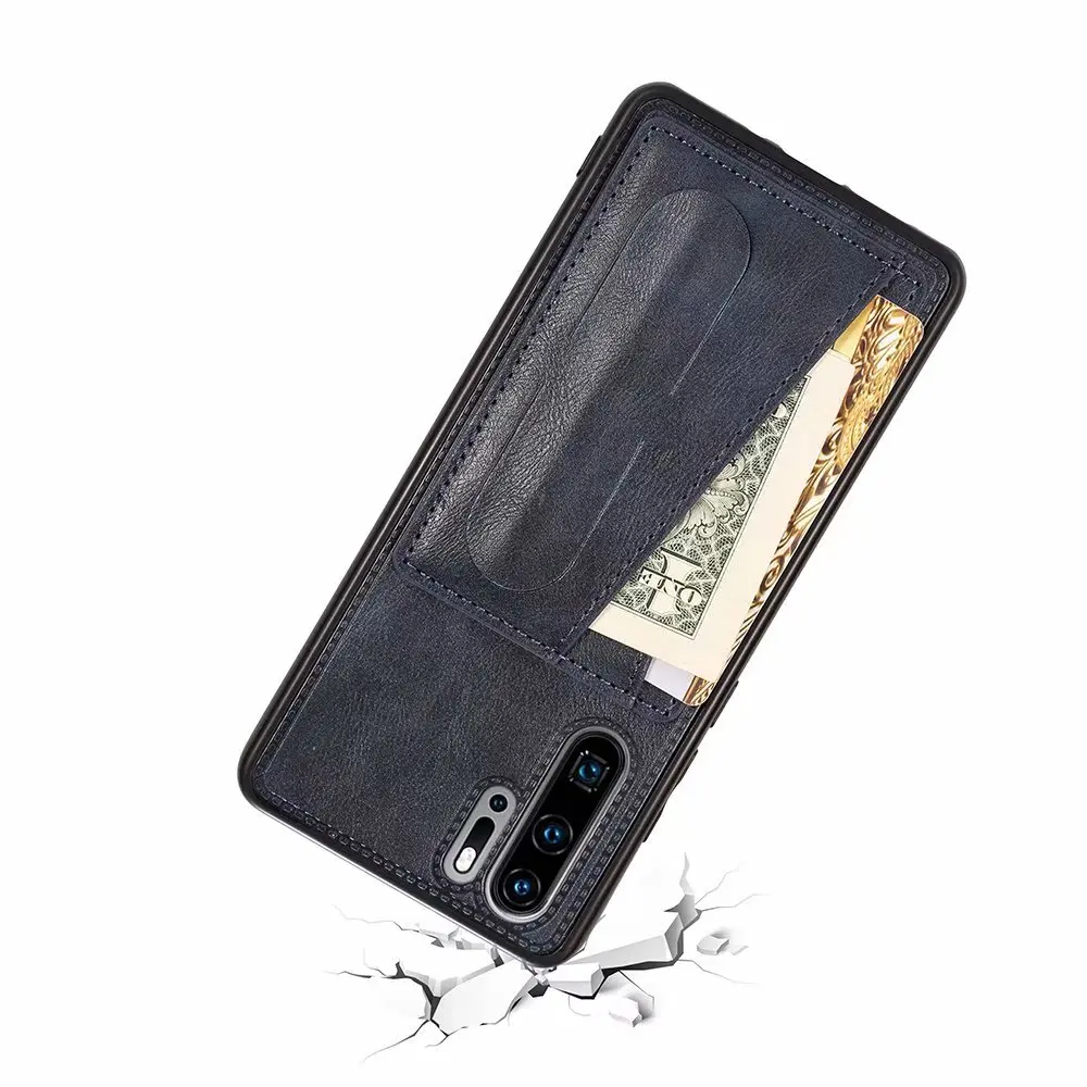 Чехол из искусственной кожи для Huawei P30 Pro Lite футляр кредитных карт чехол с