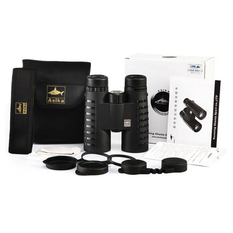 Военный бинокль высокого качества 10x42 HD BAK4 Крыша Призма полное многослойное