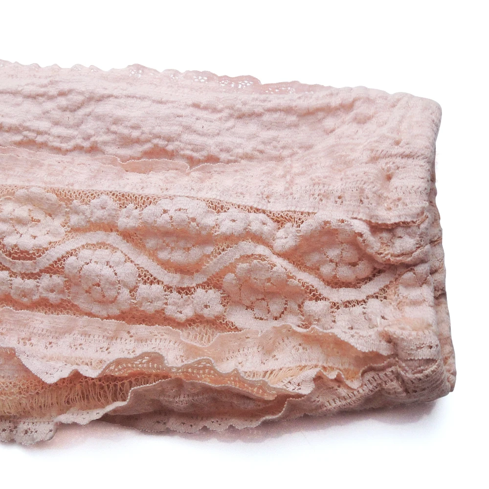 Женская блузка с длинным рукавом однотонная Кружевная туника цветочным принтом